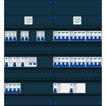 Schotman Elektro B.V. – GACIA GACK –3x ALS 2p, 2x ALS 4p, 7x INS, 6x INS 4p, kookgroep