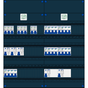 Schotman Elektro B.V. – GACIA GACK –3x ALS 2p, 2x ALS 4p, 8x INS, 4x INS 4p