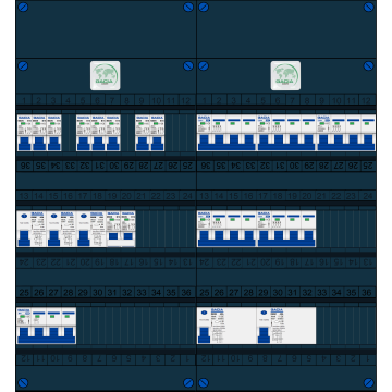 Schotman Elektro B.V. – GACIA GACK –3x ALS 2p, 2x ALS 4p, 8x INS, 5x INS 4p, kookgroep