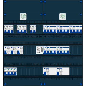 Schotman Elektro B.V. – GACIA GACK –3x ALS 2p, 2x ALS 4p, 8x INS, 5x INS 4p, beltrafo