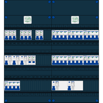 Schotman Elektro B.V. – GACIA GACK –3x ALS 2p, 2x ALS 4p, 8x INS, 6x INS 4p, kookgroep