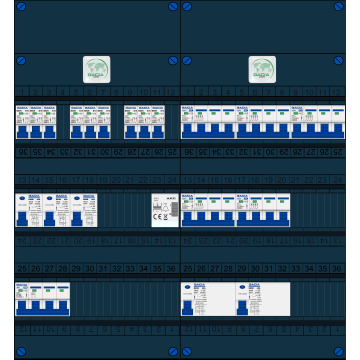 Schotman Elektro B.V. – GACIA GACK –3x ALS 2p, 2x ALS 4p, 9x INS, 5x INS 4p, beltrafo