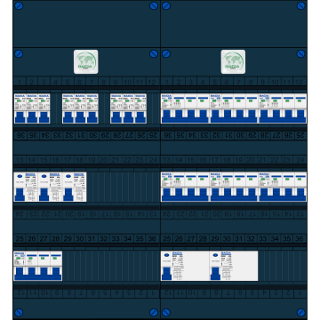 Schotman Elektro B.V. – GACIA GACK –3x ALS 2p, 2x ALS 4p, 9x INS, 6x INS 4p