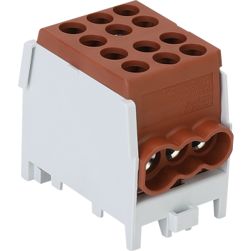 Schotman Elektro B.V. - SEP HDB-25/16 hoofdleidingaftakklem HLAK 1x25mm2-2x16mm2 bruin