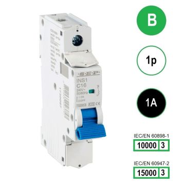 Schotman Elektro B.V. SEP INS1-1B01 - 10/15kA