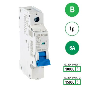 Schotman Elektro B.V. - SEP INS1-1B06 - 10/15kA