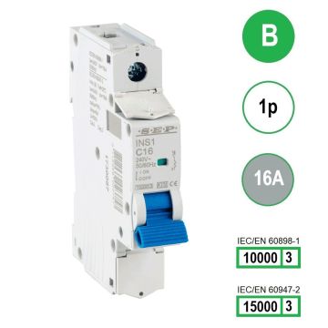 Schotman Elektro B.V. - SEP INS1-1B16 - 10/15kA