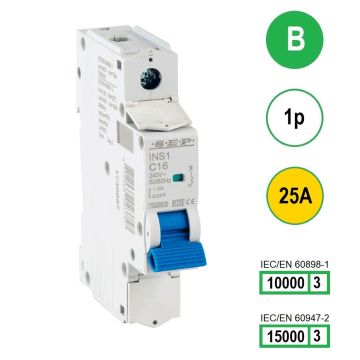 Schotman Elektro B.V.  - SEP INS1-1B25 - 10/15kA