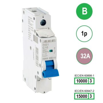 Schotman Elektro B.V. - SEP INS1-1B32 - 10/15kA