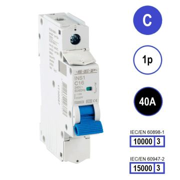Schotman Elektro B.V. - SEP INS1-1C40 - 10/15kA