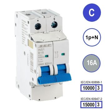 Schotman Elektro B.V. - SEP INS1-1NC16 - 10/15kA