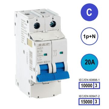 Schotman Elektro B.V. - SEP INS1-1NC20 - 10/15kA