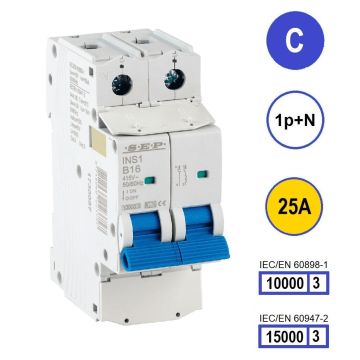 Schotman Elektro B.V. - SEP INS1-1NC25 - 10/15kA
