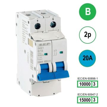 Schotman Elektro B.V. - SEP INS1-2B20 - 10/15kA