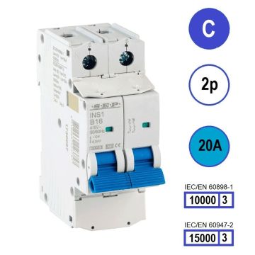 Schotman Elektro B.V. - SEP INS1-2C20 - 10/15kA