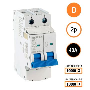 Schotman Elektro B.V. - SEP INS1-2D40 - 10/15kA