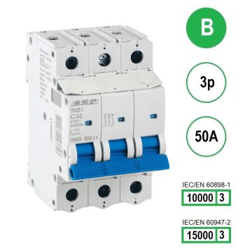 Schotman Elektro B.V. - SEP INS1-3B50 - 10/15kA