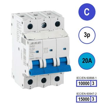 Schotman Elektro B.V. - SEP INS1-3C20 - 10/15kA