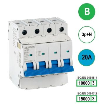 Schotman Elektro B.V. - SEP INS1-3NB20 - 10/15kA