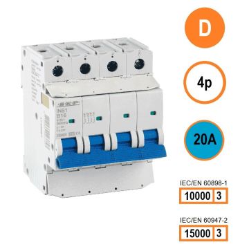 Schotman Elektro B.V. - SEP INS1-4D20 - 10/15kA