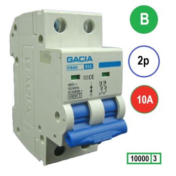 GACIA PB8H-2B10 inst. 2p B10 10kA