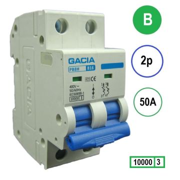 GACIA PB8H-2B50 inst. 2p B50 10kA