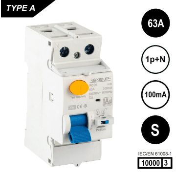 Schotman Elektro B.V. - SEP RCD1-2A-06310S - aardlekschakelaar 2p
