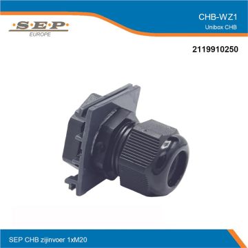 SEP CHB-WZ1 - zijinvoerstuk - 1x wartel M20