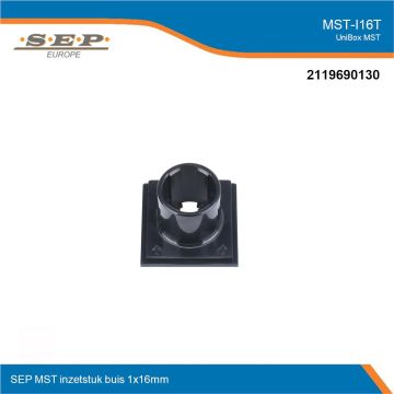 SEP Unibox MST-I16T - verwisselbaar inzetstuk buisinvoer 16mm - 2119690130