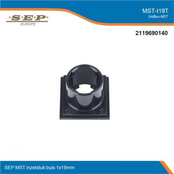 SEP Unibox MST-I19T - verwisselbaar inzetstuk buisinvoer 19mm - 2119690140
