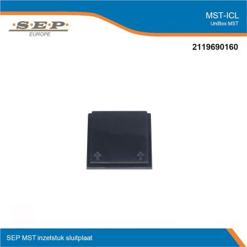 SEP Unibox MST-ICL - verwisselbaar inzetstuk gesloten - 2119690160