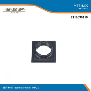 SEP Unibox MST-IM20 - verwisselbaar inzetstuk metrisch M20 - 2119690110