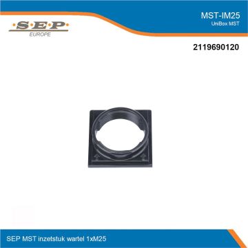 SEP Unibox MST-IM25 - verwisselbaar inzetstuk metrisch M25 - 2119690120