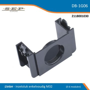 SEP DB-1G06 inzetstuk enkelvoudige kabelinvoer M32 (6M)