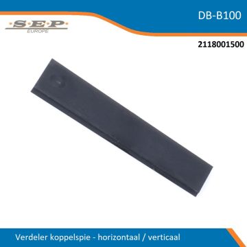 SEP DB-B100 verdeler koppelspie – horizontaal/verticaal koppelen van Livion-DB en MST verdelers