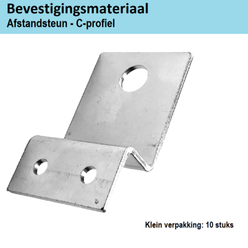 Schotman Elektro B.V. - SEP BMB-CP muurbeugel afstandsteun C-profiel