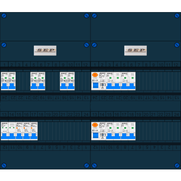 SEP NOVA - 3xALS 2p, 2xALS 4p, 6xINS, 4xINS 4p