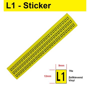 Schotman Elektro - SEP L1 sticker 78x