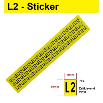 Schotman Elektro - SEP L2 sticker 78x