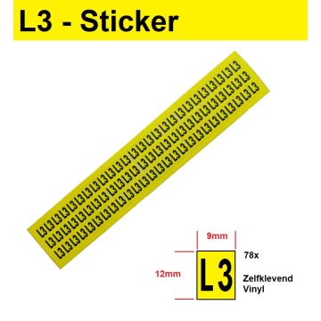 Schotman Elektro - SEP L3 sticker 78x