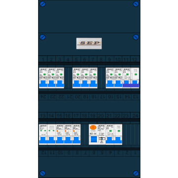 Schotman Elektro B.V. – SEP NOVA – 3x ALS 2p, 1x ALS 4p, 8x INS, 1x INS 4p, kookgroep