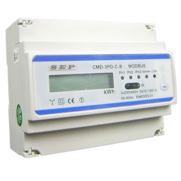 SEP CMD3PD-C KWH-meter 3f indirect 5A + RS485