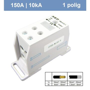 Schotman Elektro - SEP CPDB-150/4 verdeelblok 150A