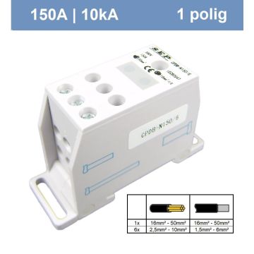 Schotman Elektro - SEP CPDB-150/6 verdeelblok 150A