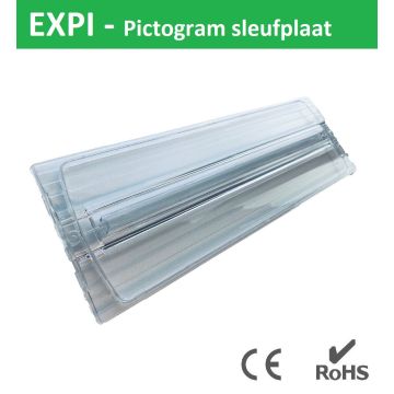 Schotman Elektro - SEP EXPI sleufplaat voor noodverlichting inbouw