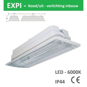 Schotman Elektro - SEP EXPI noodverlichting uitverlichting inbouw