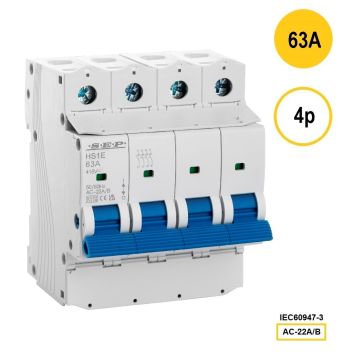 Schotman Elektro B.V.  - SEP HS1E-4063 - hoofdschakelaar 4 polig 63Amp 