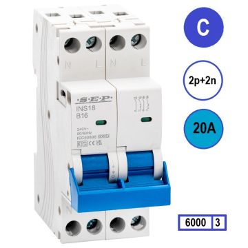 SEP INS18, installatieautomaat fornuisgroep C20