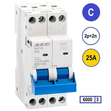 SEP INS18, installatieautomaat fornuisgroep C25