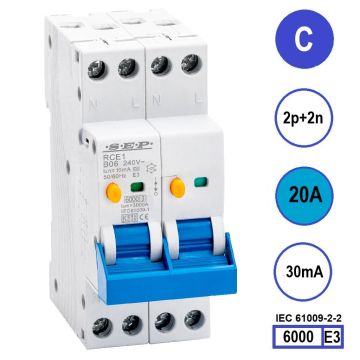 SEP RCE1-2N-C20, aardlekautomaat fornuisgroep